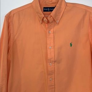 Polo by Ralph Lauren - orange/sherbet button up